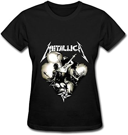 Love Rock Band Metallica 2016 Women's T-shirt Black