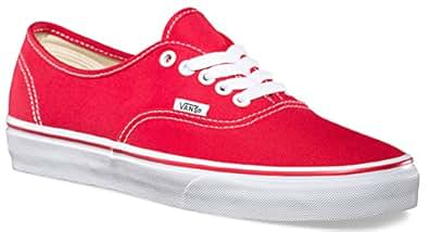 Amazon.com | Vans Unisex Authentic Red Canvas VN000EE3RED