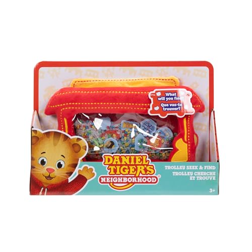 Daniel Tiger's Neighborhood Trolley Seek & Find Toy Engaging Sensory and Fine Motor Skills Toy for Baby & Toddlers - Great Game for Young learners, Travel Ready, Ages 3 and up