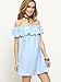ROMWE Women's Off Shoulder Ruffles Mini Dress