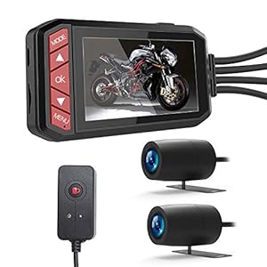LANCERTECH バイク ドライブレコーダー 前後カメラ 2019最新版 2.7インチ液晶 1080P