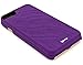 iPhone 7 Case, Bastex Purple Hidden Back Mirror Wallet Case with Stand Feature and Card Holder for Apple iPhone 7