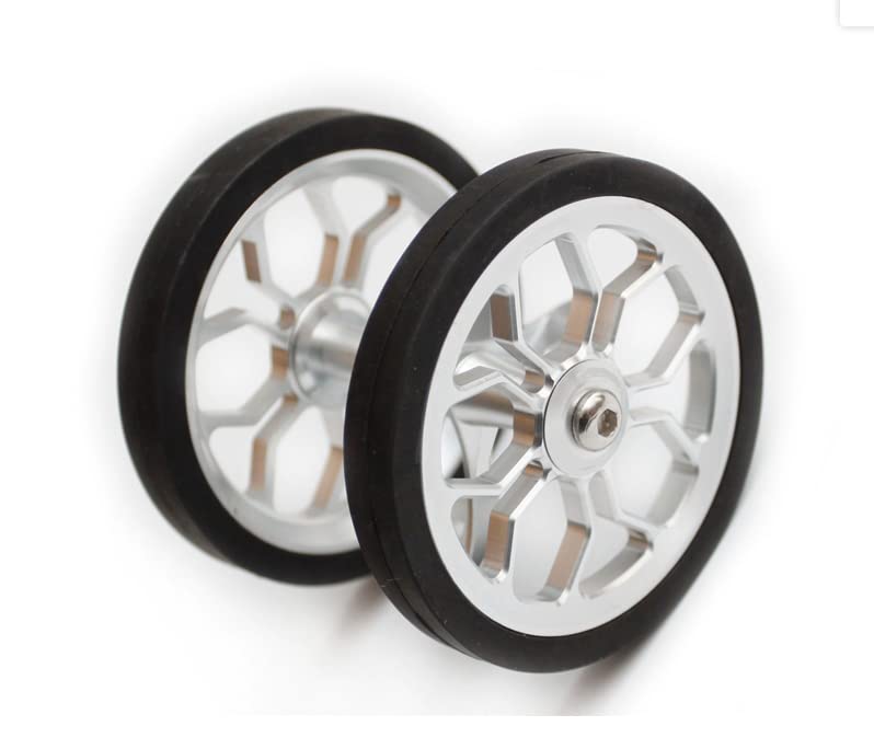 82mm Large Wide Double Mudguard Roller for BROMPTON in SILVER