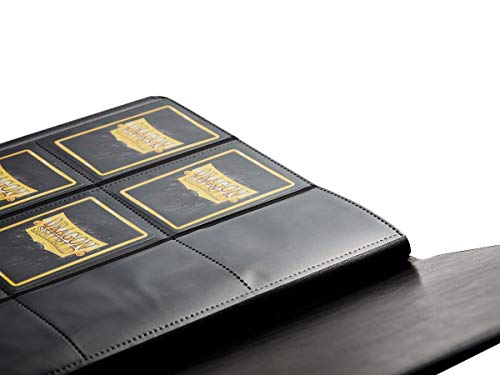 Pages De Classeur Dragon Shield 18 Poches - Chargement Latéral - 50 Pages - Transparent/Noir