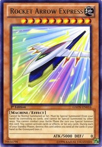 Yu-Gi-Oh! - Rocket Arrow Express (GAOV-EN016) - Galactic Overlord - 1st Edition - Rare