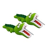 Moxeay Handcraft Polymer Clay Cute Animal Earrings-Chomper earrings, Sharks earrings, crocodiles earrings，Piranha earrings (JE166-7)