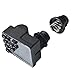 onlyfire 03350 Electric Push Button Igniter BBQ Replacement for Select Gas Grill Models by Brinkmann, Char Broil, Nexgrill, Kenmore Sears, Uniflame and Others, 6 Outlet AA Battery, Black
