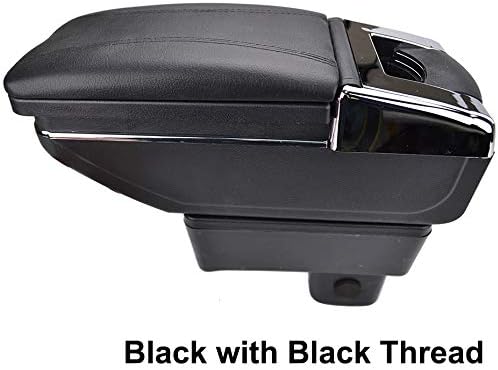 Klhzbm Center Centre Console Storage Arm Rest Rotatable Box Armrest, for Suzuki Swift 2005-2017