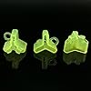 Wildlife-150pcs-Lot-3-Sizes-Fishing-Treble-Hooks-Protector-Safety-Holder-Cover-Bonnets-Caps-lime