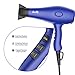 1875W Professional Ionic Salon Hair Dryer, DC Motor Ionic quiet Blow Dryer with 2 Speed 3 Heat Settings Cool Button, Concentrator & Diffuser & Styling Pik Comb