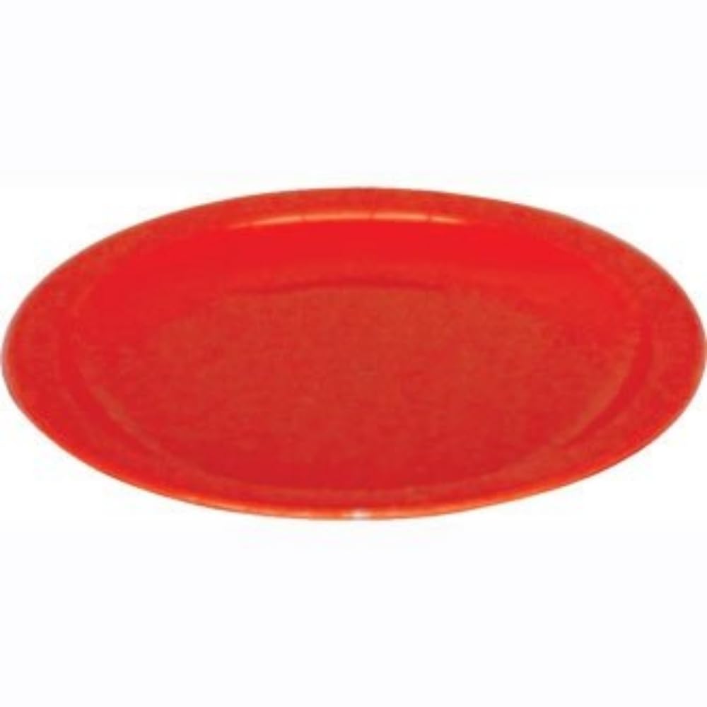 Kristallon CB766 Polycarbonate Plate, Size: 6", Red (Pack of 12)