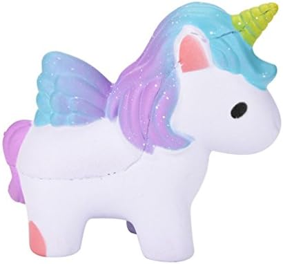 Hot Sale! Slow Rising Toy, Neartime Kawaii Star Unicorn Squishy Toy, Cream Scented Simulation Cute Animals Toys Gift for Kids Lovely Stress Relief Toy (11×8×4cm, B)