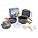 Flytool 9pcs Camping Cookware Set – Backpacking Lightweight Cookset – Metal Stackable Hiking Portable Mess Kitthumb 1