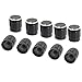 Uxcell a13041000ux0023 Metal 6 mm Knurled Shaft Insert Dia. Potentiometer Control Knobs, 10 Piece, Black