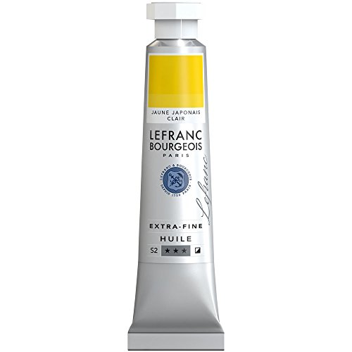 Lefranc Bourgeois 404920 Extra fijne Lefranc olieverf met hoogwaardige kunstenaarspigmenten, lichtecht, verouderingsbestendig - 20ml Tube, Japanese Yellow Light