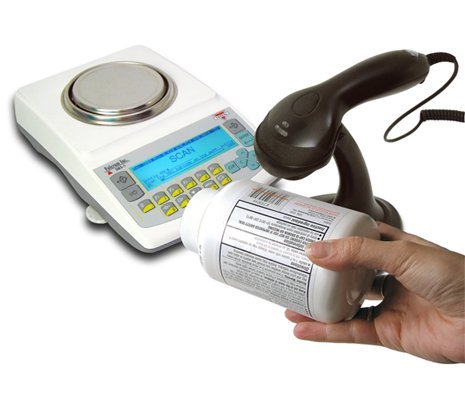 Torbal DRX500s Pill Counter and Pharmacy Scale, NTEP Certified, 500g x 0.001g (1mg), RX Verification, Scanner, Auto Internal Calibration