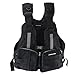 Amarine Made Boat Buoyancy Aid Sailing Kayak Fishing Life Jacket Vest (Black)