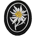 WW2 German Mountain Division Edelweiss Patch - Militär Aufnäher Mit Klettverschluss