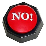 The NO Button Funny Novelty Desk Toy by Zany Toys LLC