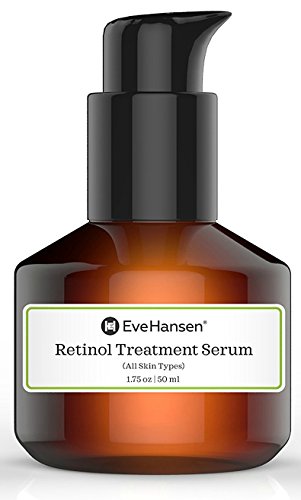 Retinol Serum Treatment by Eve Hansen. Vitamin A Serum For Fine Lines, Wrinkles, Uneven Skin Tone And Acne Scar Treatment. Vegan Skin Firming Serum And Anti wrinkle Serum to Boost Collagen Production!