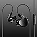 Earphones,AoLiPlus Earhook Premium Bass Stereo Headphones In-Ear with Tangle Free Cable Sport Earbuds Noise Cancelling Headsets with Built-in Mic-Piano Black