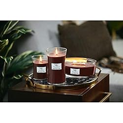 WoodWick Large Hourglass Candle, Smoked Walnut