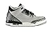 Air Jordan 3 Retro BG Big Kids Shoes Wolf Grey/Metallic Silver-Black-White 398614-004