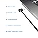 Magnetic USB C Cable For MacBook(Pro)/Belker tech Replacement MagSafe Magnetic USB C to USB C Connection for MacBook (Pro)and Any USB-C Device with the 4.3 A Fastest Power Charging(5ft Black)