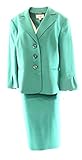 Le Suit Womens Country Club 2PC 3/4 Sleeves Skirt Suit