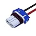 HUIQIAODS 9005 HB3 Ceramic Socket Wire Harness Connectors for Headlights or Fog Light 2PCS