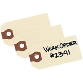 Avery&reg; Unstrung Shipping Tags, 11.5 pt. Stock, 2-3/4" x 1-3/8", 1,000 Manila Hang Tags (12301)