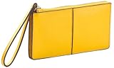 Heshe Womens Zippered Clutch Credit Card Holder Long Wallets with Wristlet
