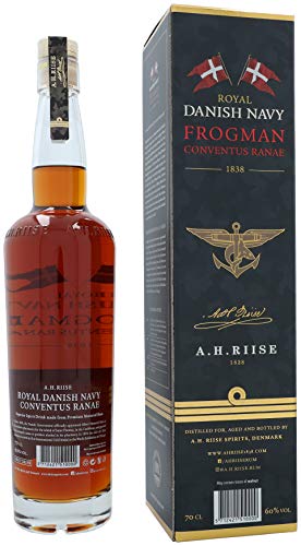 A.H. Riise Royal Danish Navy Frogman Conventus Ranae| Premium Spirituose auf Rumbasis | Kräftiger Geschmack | Subtile, liebliche Noten| 700 ml | 60% Vol. – Bild 3