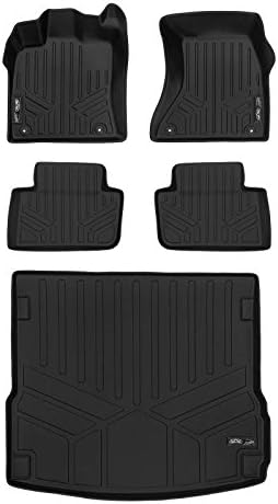 Maxliner 2014-2018 Porsche Macan Maxtray Floor Mats Cargo Liner 2 Row Set Black A0214/B0215/D0215
