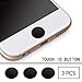Home Button Sticker Ultra Slim Fingerprint Support Touch ID Metal (3Pack)