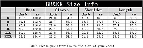 BB&KK Flower Chiffon Shawl Kimono Cardigan Coats Jackets Cover up Blouse Tops (L, Black)
