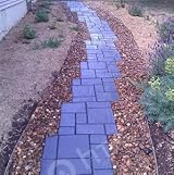 Zerone DIY Paving Mould Asymmetrical Stone Tile Brick Cement Concrete Garden view 5