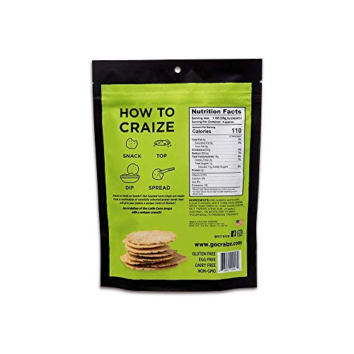 Craize Extra Thin & Crunchy Toasted Corn Crisps Savory Variety Pack