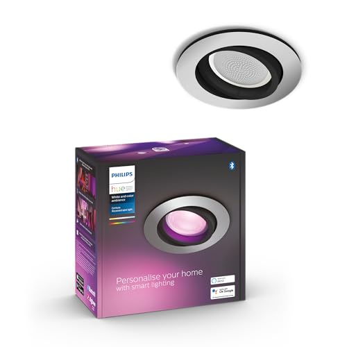 Philips Hue Centura Recessed Spotlight, 1 Pack, Aluminium