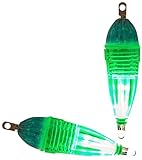 Green LED Underwater Night Fishing Light Lure for Attracting Bait and Fish | Effective For Up To 2,100 Feet (No External Batteries Required)