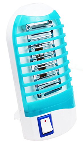 GLOUE Bug Zapper Electronic Insect Killer,Fly Zapper,Mosquito Killer ,mosquito trap,mosquito killer lamp,Eliminates all Flying Pests! It is also Night Lamp (BLUE) GLOUE Bug Zapper Electronic Insect Killer,Fly Zapper,Mosquito Killer ,mosquito trap,mosquito killer lamp,Eliminates all Flying Pests! It is also Night Lamp (BLUE)