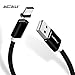 ACALI 3 Pack Magnetic Lighting USB Charging Data Transmission Cable Type C Nylon Braided Sync Cord Micro USB Cable with High Speed Data Transfer for iOS Iphone Android