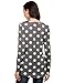 Zeagoo Polka Dot Blouse Long Sleeve Crew Neck Shirt Women Pullover Tops