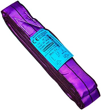 PONSA. 1t-1m. Endless Round sling. 1000 kg - E.W.L. 1 meter (2 m circumference). with Anti-Cut and Anti-Abrasion Treatment PONSAGARD. 030134002308 - Image 4