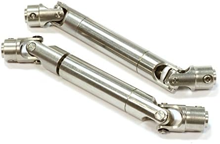 Integy Hobby RC Model C25849 Billet Machined Stainless Steel Center Drive Shaft for Axial 1/10 SCX-10 Crawler