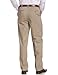 Savane Men's Flat Front Performance Chino Pant, Khaki, 38W x 34L