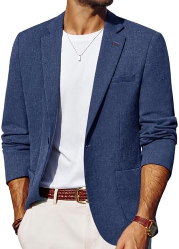 Amazon.com: Isaac Mizrahi Mens Slim Fit Linen Blend Houndstooth