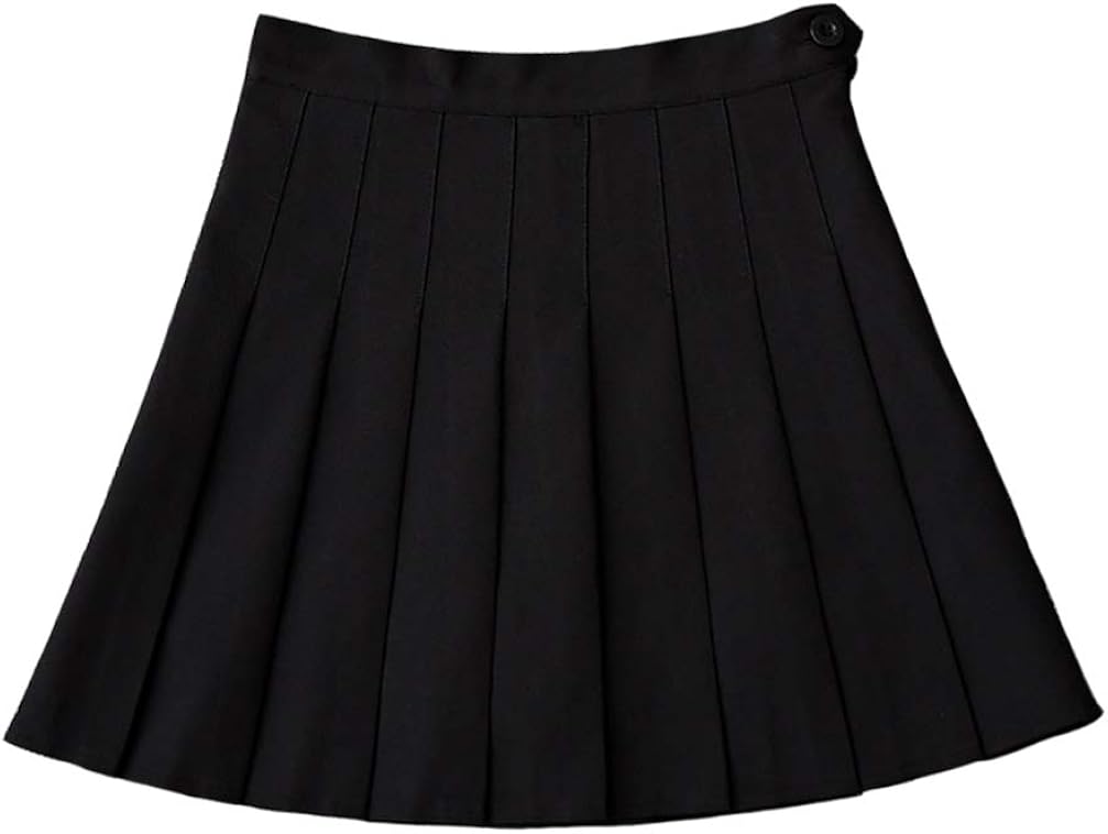 Minuoyi Sports High Waist with Underpants Tennis School Cheerleader Pleated Skirt at  Women’s Clothing store