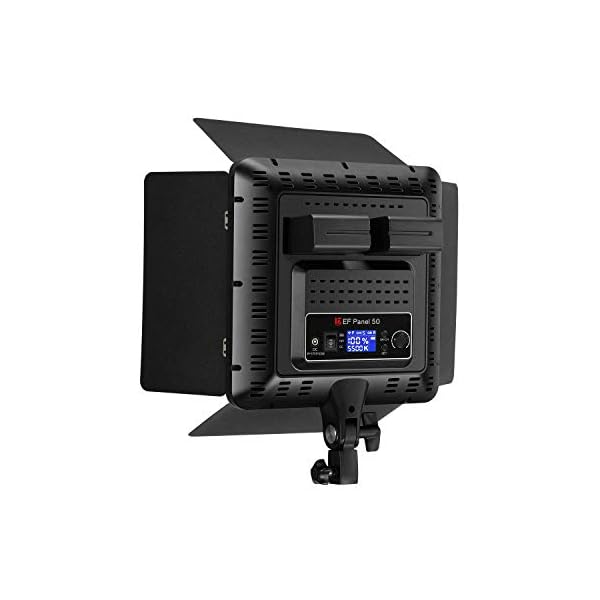 Jinbei EFP-50 Bicolor LED Panel für Foto und Video mit 702 LEDs und 50 Watt Leistung – Bild 7