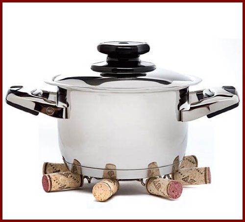 Sunburst Circular make your own - Wine Cork Trivet hot pot pad by Streamline